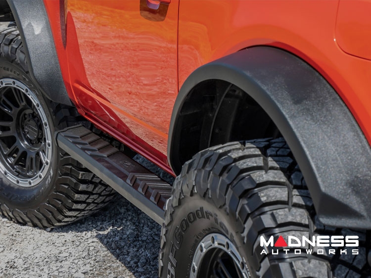 Ford Bronco Running Boards - BA2 Side Steps - Rough Country - 2 Door